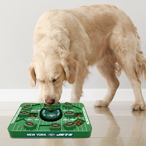 New York Jets Interactive Puzzle Treat Toy - Large