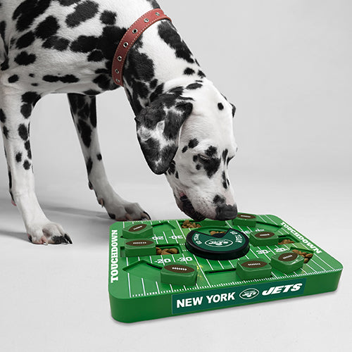 New York Jets Interactive Puzzle Treat Toy - Large