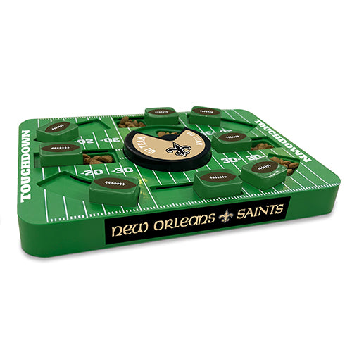 New Orleans Saints Interactive Puzzle Treat Toy - Large