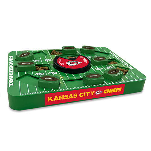 Kansas City Chiefs Interactive Puzzle Treat Toy - Large