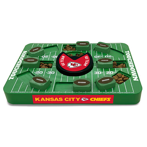 Kansas City Chiefs Interactive Puzzle Treat Toy - Large