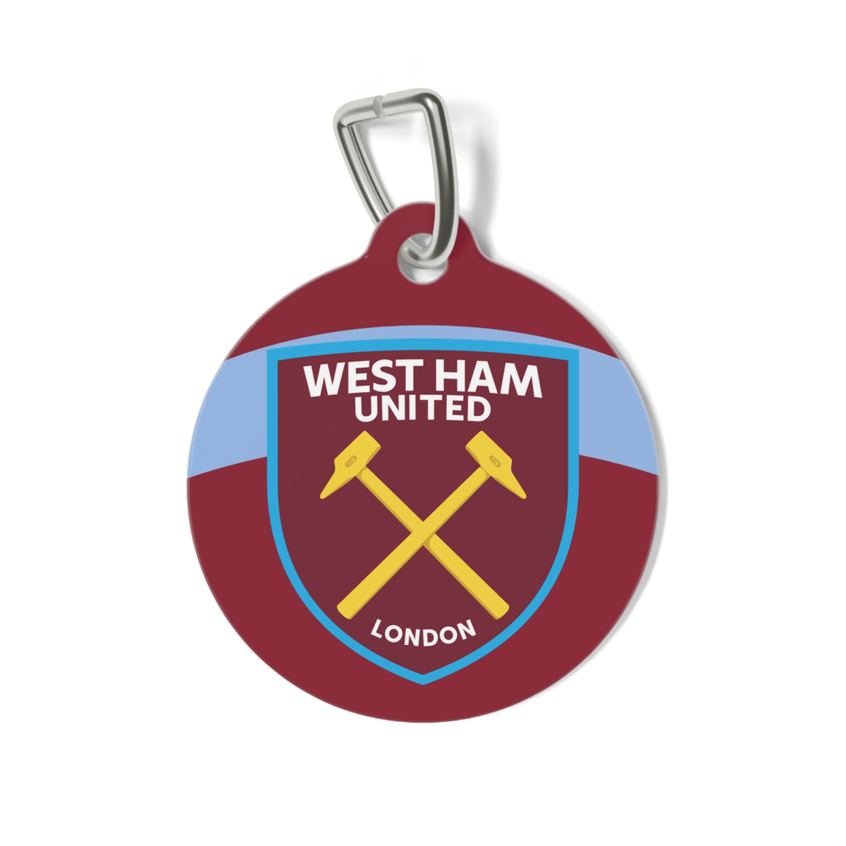 West Ham United FC 25/26 Home Kit-Inspired ID Tag