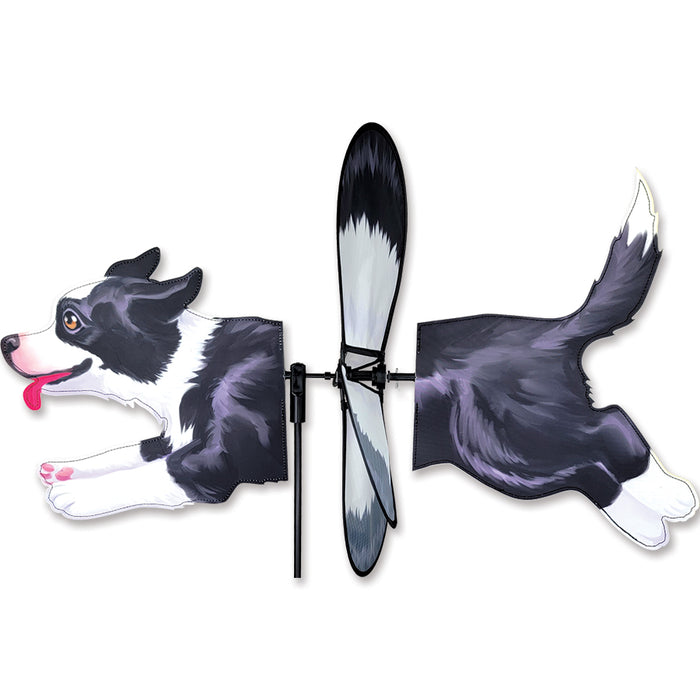 Border Collie Deluxe Petite Garden Spinner