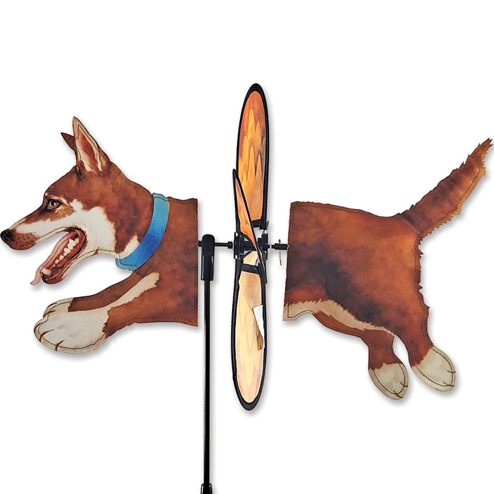 Siberian Husky Petite Garden Spinner