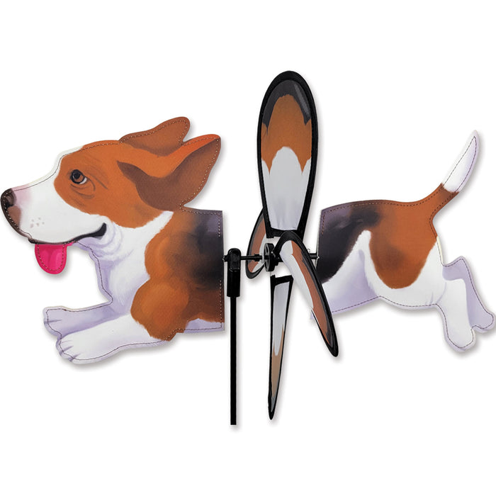 Basset Hound Petite Garden Spinner