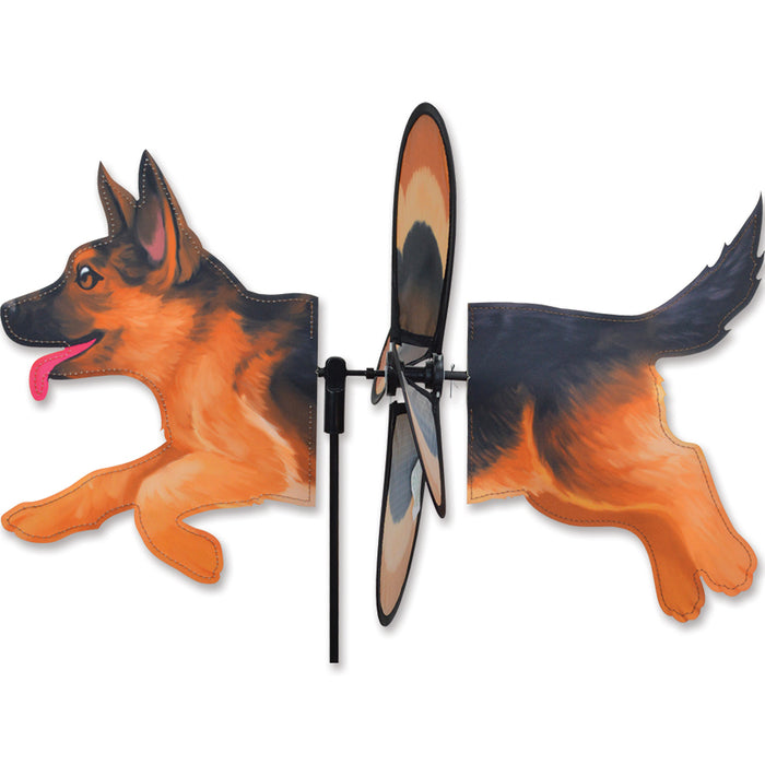 German Shepherd Petite Garden Spinner