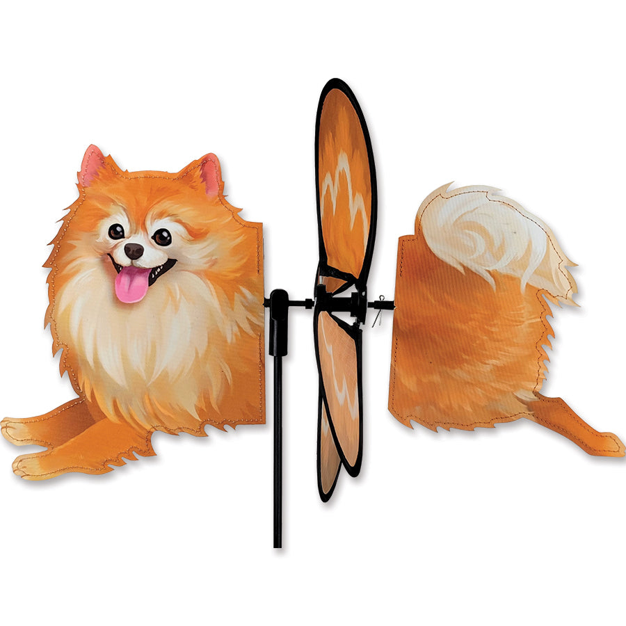 Pomeranian Petite Garden Spinner