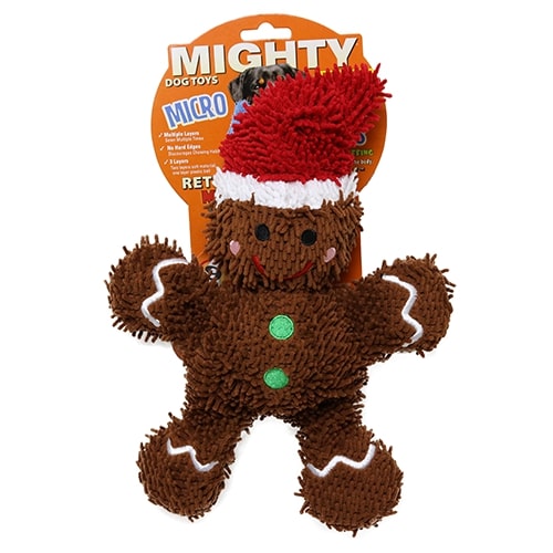 Mighty Microfiber Ball - Gingerbread Man Tough Toy