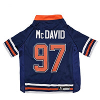 Edmonton Oilers Connor McDavid 97 Premium Pet Jersey