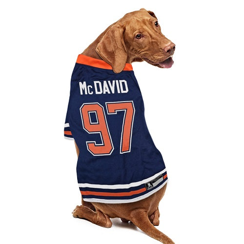 Edmonton Oilers Connor McDavid 97 Premium Pet Jersey