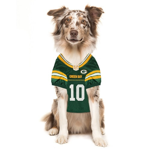 Green Bay Packers Jordan Love 10 Player Pet Jersey