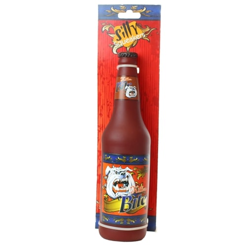 Silly Squeaker - Killer Bite Beer Bottle Toy