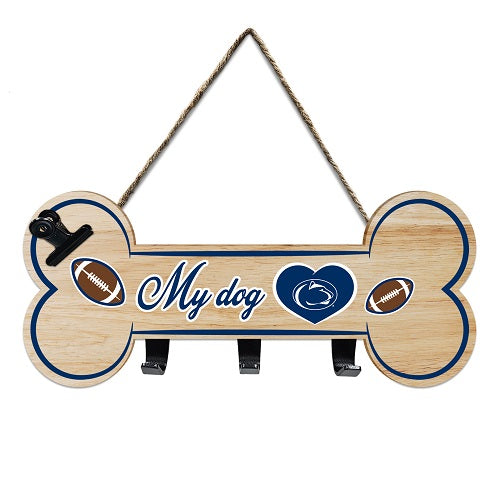 Penn State Nittany Lions Bone-Shaped Sign with Hooks