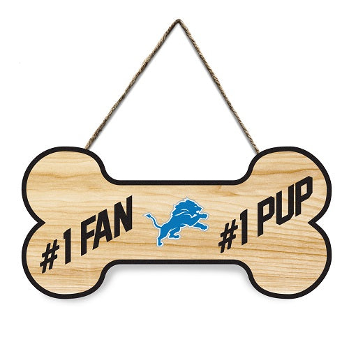 Detroit Lions #1 Fan #1 Pup Sign