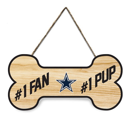 Dallas Cowboys #1 Fan #1 Pup Sign