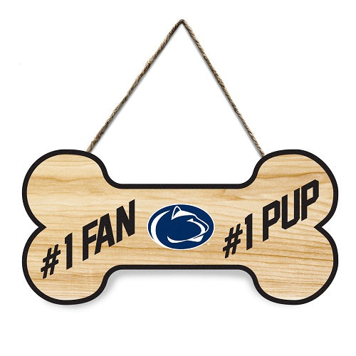Penn State Nittany Lions #1 Fan #1 Pup Sign