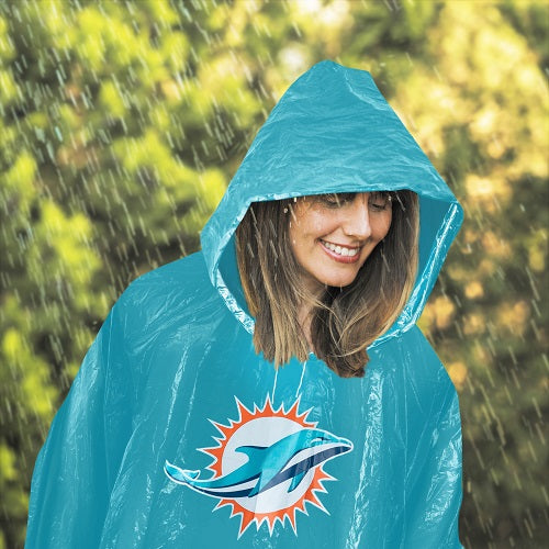 Miami Dolphins Unisex Basic Poncho