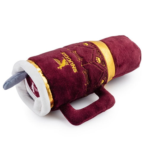 Holiday Snuggly Cup - Red with Gold Embroidery Plush Toy