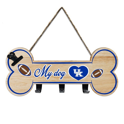 KY Wildcats Bone-Shaped Sign with Hooks