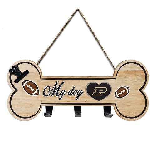 Purdue Boilermakers Bone-Shaped Sign with Hooks