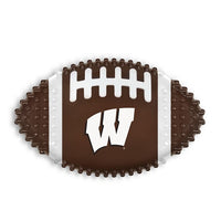 WI Badgers Hard Nylon Football Chew Toy