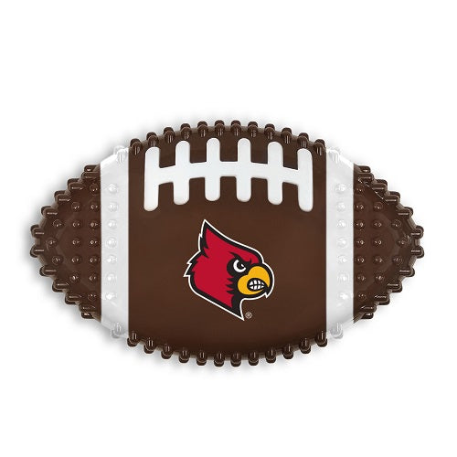 Louisville Cardinals Hard Nylon Football Chew Toy