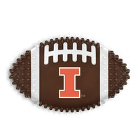 IL Fighting Illini Hard Nylon Football Chew Toy