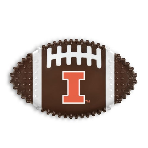 IL Fighting Illini Hard Nylon Football Chew Toy