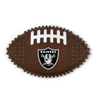 Las Vegas Raiders Hard Nylon Football Chew Toy