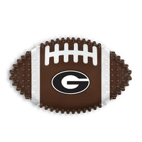GA Bulldogs Hard Nylon Football Chew Toy