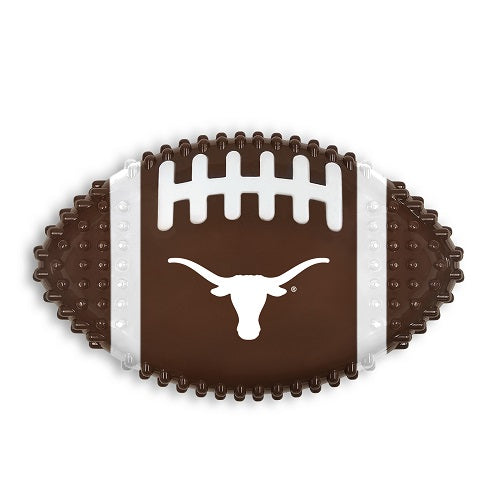 TX Longhorns Hard Nylon Football Chew Toy