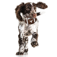 TX Longhorns Hard Nylon Football Chew Toy