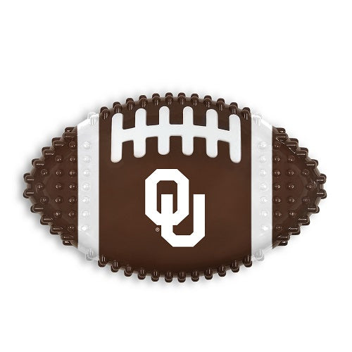OK Sooners Hard Nylon Football Chew Toy