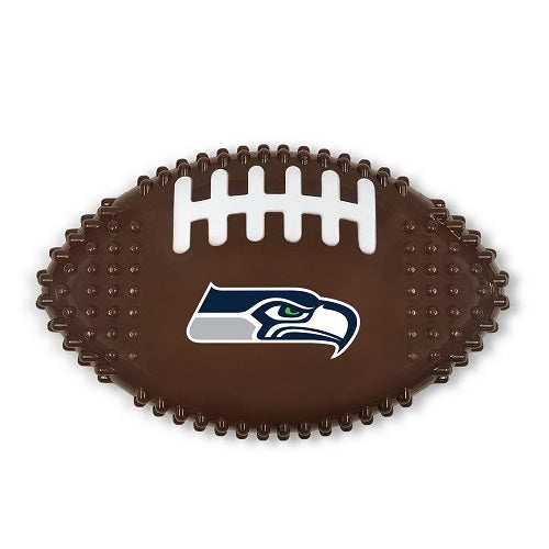 Seattle Seahawks Hard Nylon Football Chew Toy