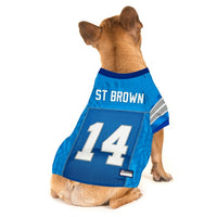 Detroit Lions Amon-Ra St. Brown 14 Pet Jersey