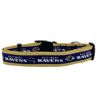 Baltimore Ravens Dog Satin Collar or Leash