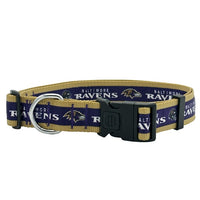 Baltimore Ravens Dog Satin Collar or Leash