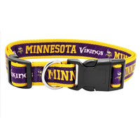 Minnesota Vikings Dog Satin Collar or Leash