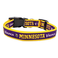 Minnesota Vikings Dog Satin Collar or Leash