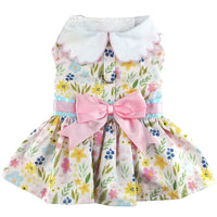 Pastel Meadow Harness Dress with Leash