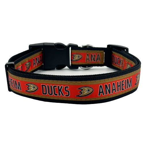 Anaheim Ducks Dog Satin Collar or Leash