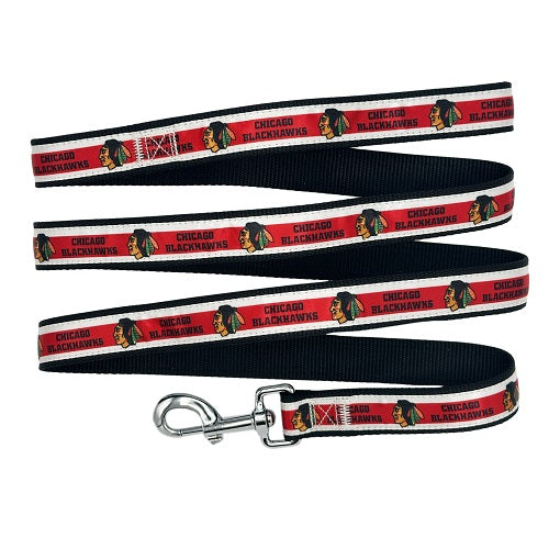 Chicago Blackhawks Dog Satin Collar or Leash