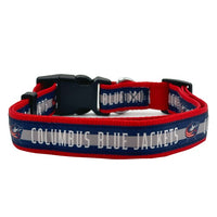 Columbus Blue Jackets Dog Satin Collar or Leash
