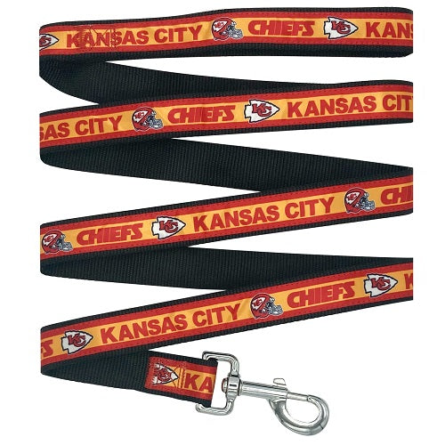 Kansas City Chiefs Dog Satin Collar or Leash