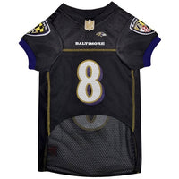 Baltimore Ravens Lamar Jackson #8 Pet Jersey