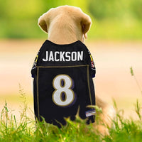 Baltimore Ravens Lamar Jackson #8 Pet Jersey