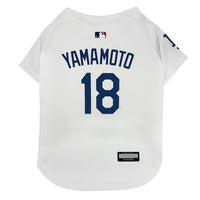 Los Angeles Dodgers Yoshinobu Yamamoto #18 Player Pet Jersey