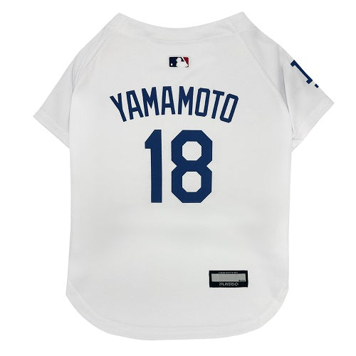 Los Angeles Dodgers Yoshinobu Yamamoto #18 Player Pet Jersey