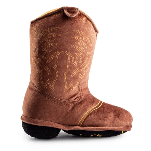 Brown Cowboy Boot Plush Toy