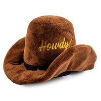 Brown Cowboy Hat Plush Toy